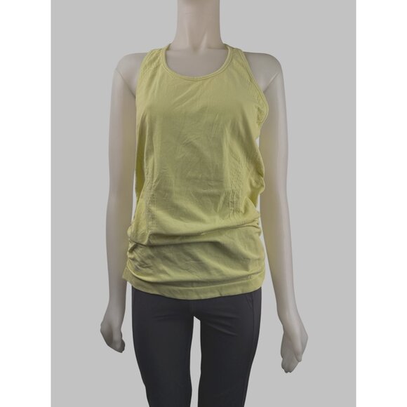 Athleta Women's Speedlight Yellow Racerback Tank Top 150988372  Size L - Picture 1 of 4